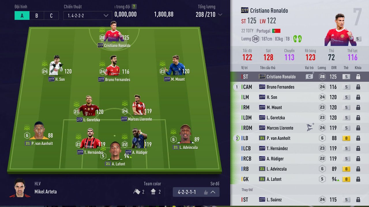 FIFA ONLINE 4: Quẩy Rank CHÁY SƯỜN Cùng Dàn 22TOTY Khủng Với CR7 22TOTY +5 & Kèo PHÁ ACC Tiếp Theo