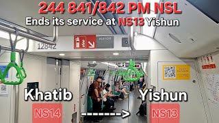 [SMRT] (Yishun PM Withdrawal) ALS Movia R151 841/842 NSL from NS14 Khatib to NS13 Yishun (》NS13 YIS)