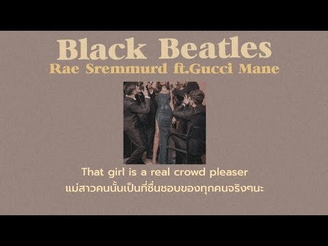 null แปล  2022 New  [THAI SUB] Black Beatles - Rae Sremmurd ft.Gucci Mane (แปลไทย)