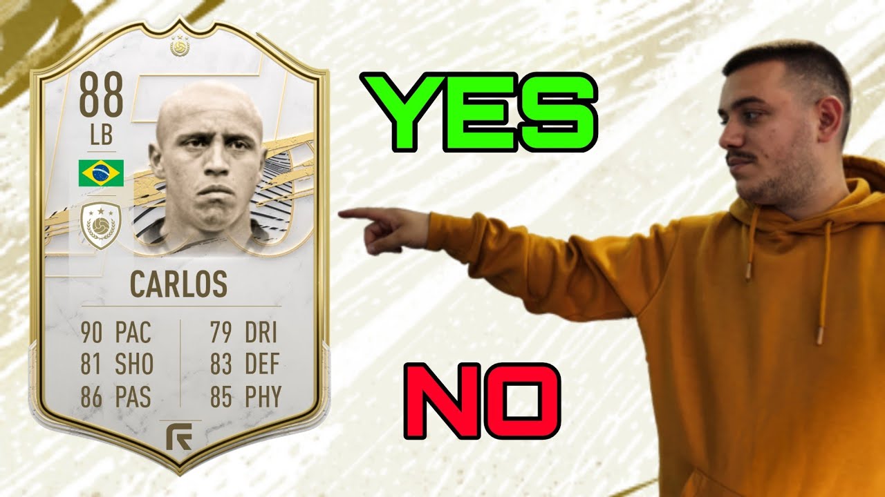 88 ROBERTO CARLOS MIDDLE ICON PLAYER REVIEW! FIFA 21 ULTIMATE TEAM