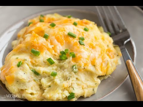 Cheesy Make Ahead Mashed Potatoes Recipe