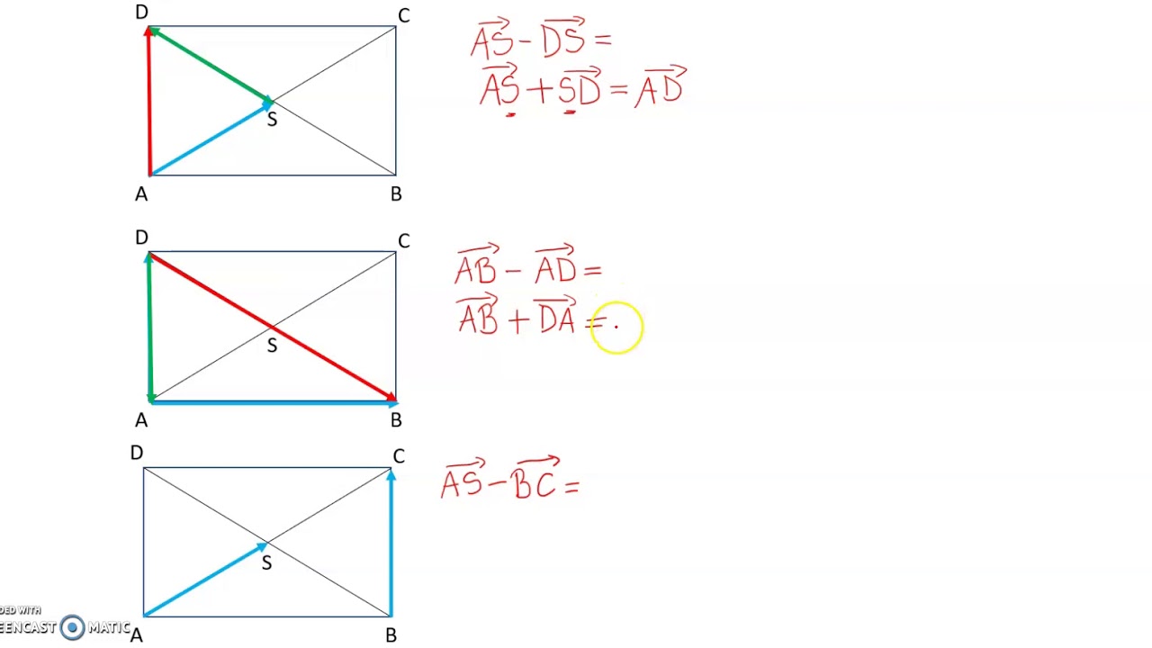 Oduzimanje vektora 2. dio