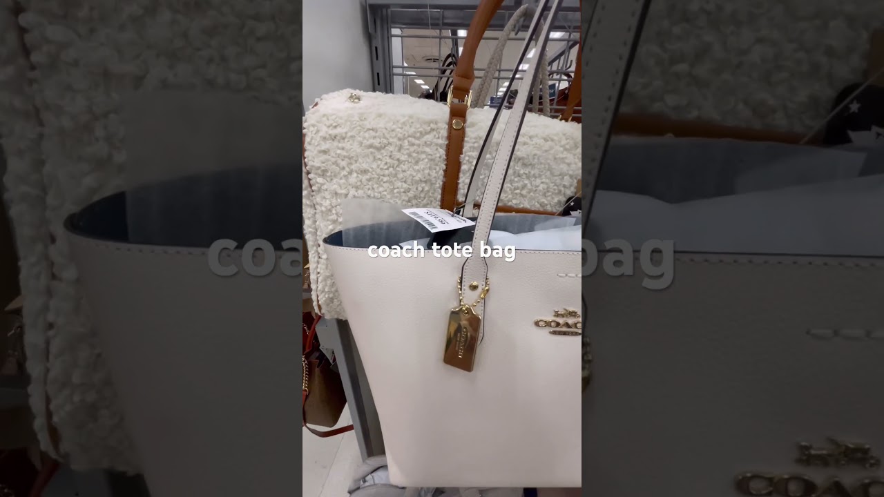 coach tote bag in marshalls 