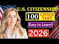 2026 random 100 civics questions and answers - U.S. citizenship interview I N400 Interview #n400