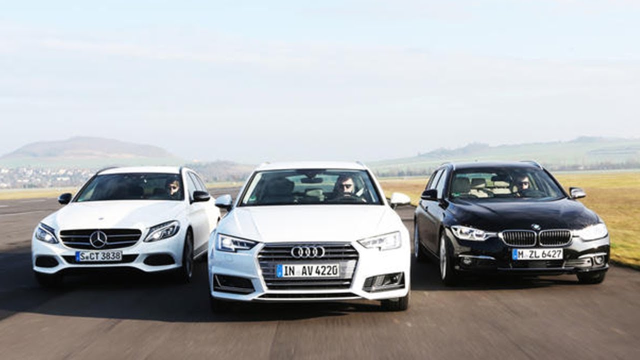 Mercedes C-Klasse T, Audi A4 Avant, BMW 3er Touring: Test, Diesel