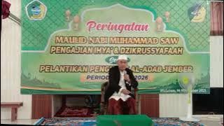 KH  Ahmad Hisyam Syafaat AL ADAB Jember 2021