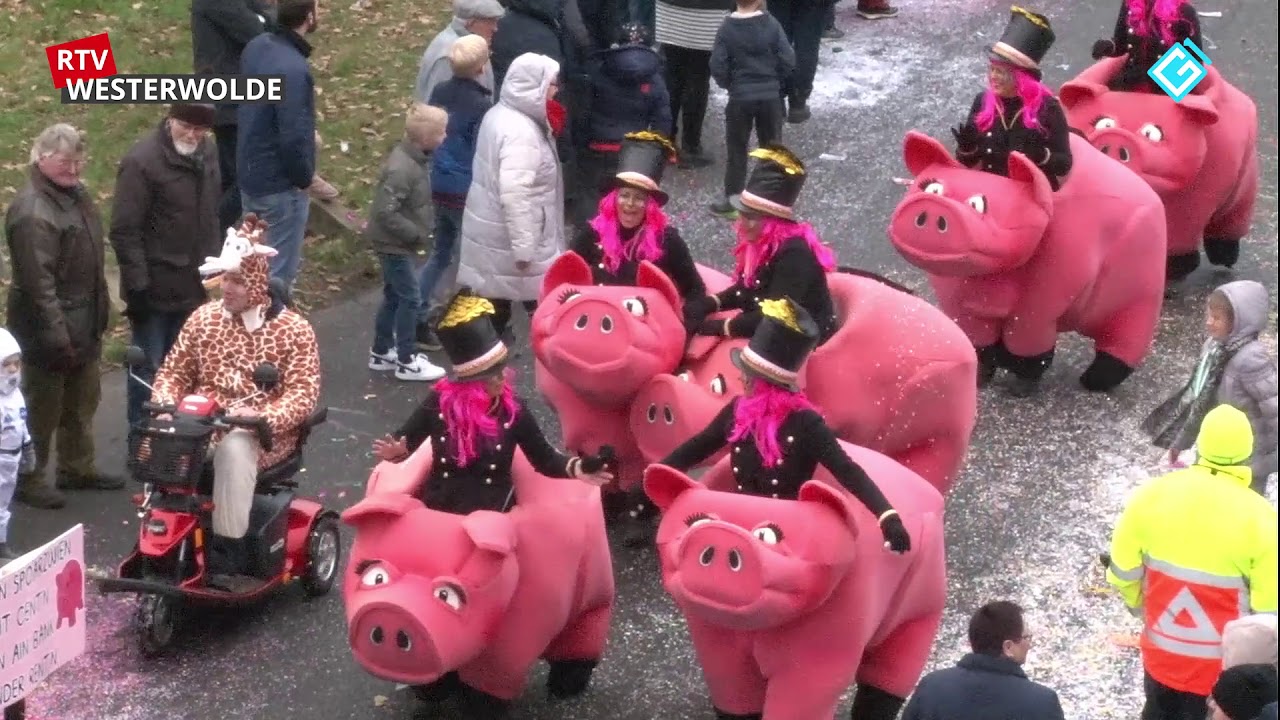 2000 deelnemers in 53e carnavalsoptocht in 't Klooster en de Wieke