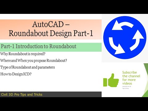 AutoCAD - Roundabout