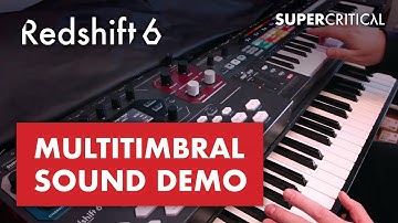 Redshift 6 - Multitimbral Sound Demo
