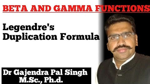 Beta and Gamma functions (Part 4)| Dr. Gajendra Pal Singh ( GPS Sir)