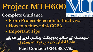 Project mth600 ma 4/4cgpa achieve Kry | Project Mth600 | #mth600A #mth600B
