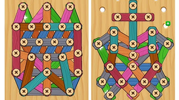 Wood Screw Puzzle level 225 and 226