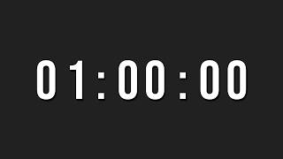 1 Hour Countdown Timer with Alarm 🔔 | Perfect for Study, Workout & Focus