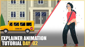Explainer Animation Tutorial | After Effects  |  DAY: 02 #live23