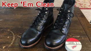 How To Clean + Condition Red Wing - Dr Martens Or Any Full Grain Dark Leather Boots レッドウィングブーツ by Graham Here 12,097 views 3 years ago 26 minutes