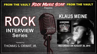 Klaus Meine - SCORPIONS  -  Audio interview  08/26//2015 - talks new record, tour and band history