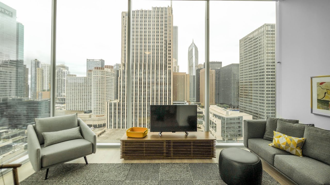 A 2-bedroom, 2-bath model at Streeterville's new Optima ...