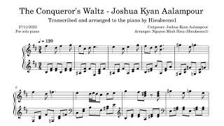The Conqueror's Waltz  - Joshua Kyan Aalampour (Sheet music)