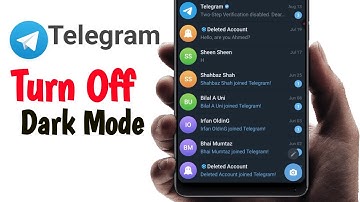 Turn Off Telegram Dark Mode | How to off dark mode on telegram 
