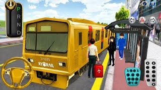Golden Bus Journey 🚍 | Passengers Boarding a Moving Bus | Realistic Driving Gameplay screenshot 1