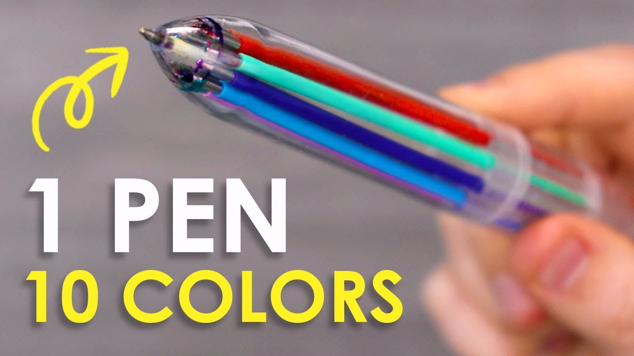 10 PENS IN ONE - The Ultimate Ballpoint Pen?! 