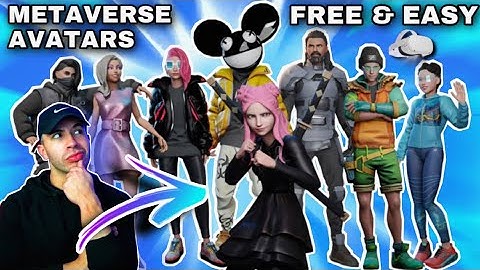 How to create an Avatar for the Metaverse FREE + EASY!
