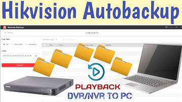 How to hikvision Auto Backup to PC  | Auto Backup | Hikvision Remote Backup Software.