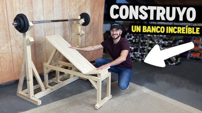 CONSTRUYO MI PROPIO GIMNASIO POR 0€ [Press banca casero] #3