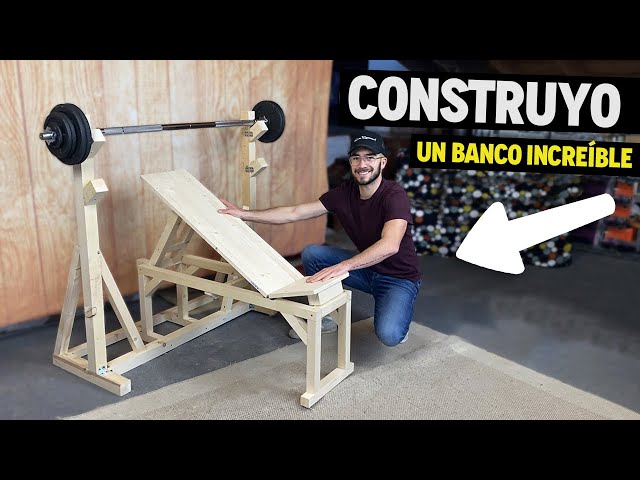 CONSTRUYO UN BANCO DE PESAS CON MADERA 