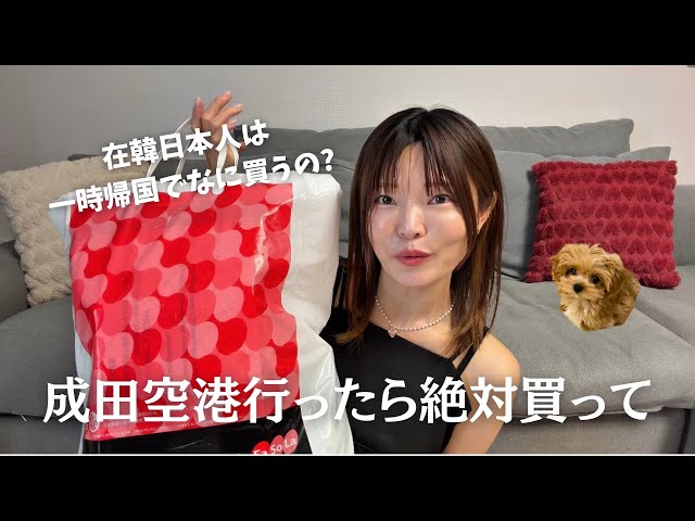 成田空港限定アツすぎ。在韓日本人の一時帰国購入品（東京）