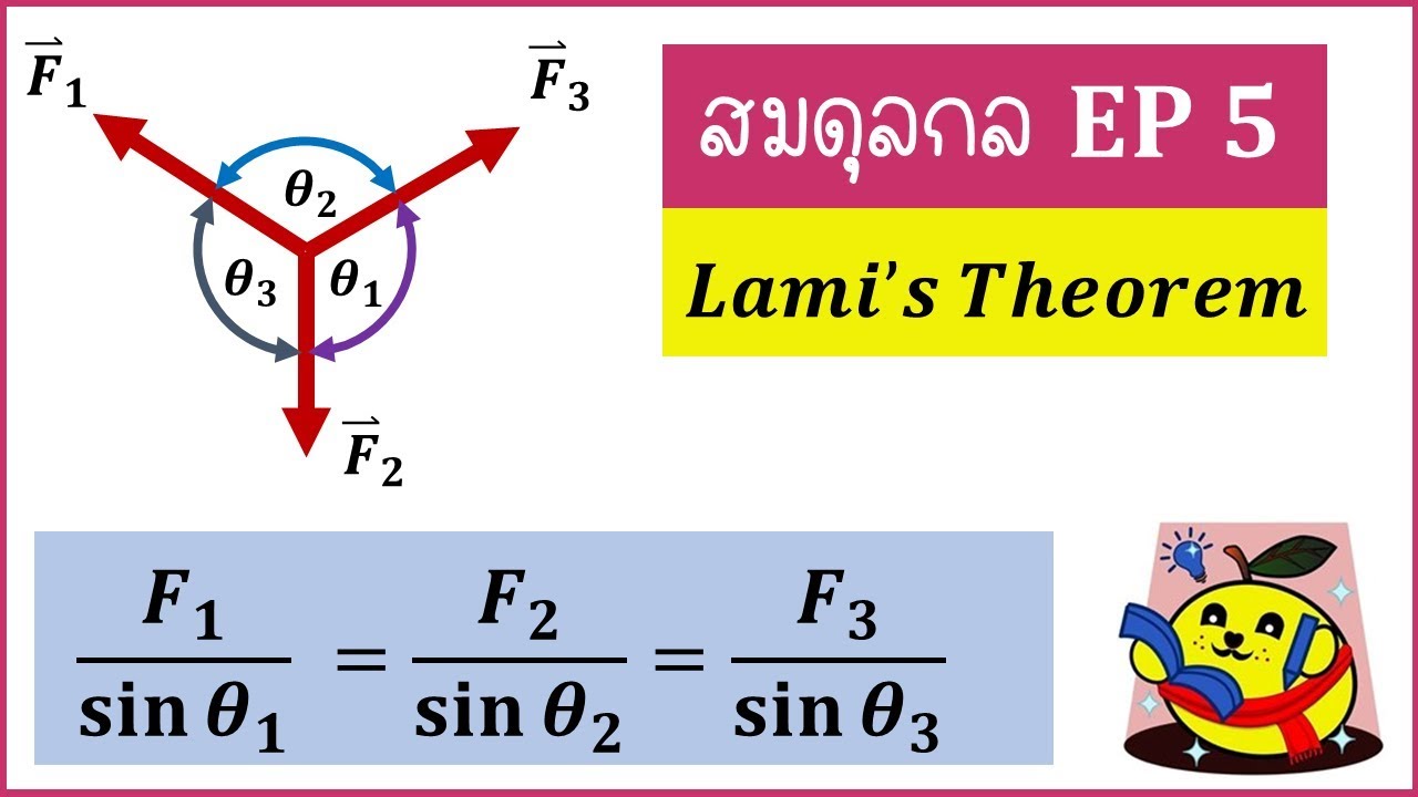ฟิสิกส์ - สมดุลกล ( Ep5) : ทฤษฎีของลามี
