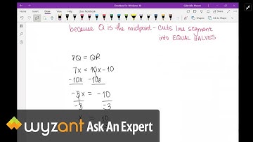 Using midpoint to find a length of a line segment