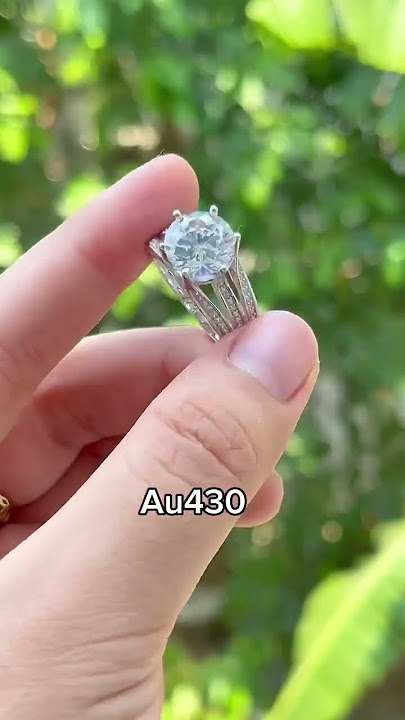 VÀNG TRẮNG AU430 #vangtrang #diamond #vangtrangcotich #jewelry #video #wedding #viralshort #viral