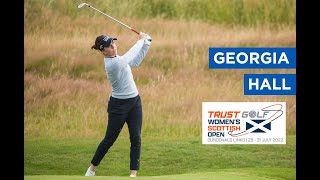 Georgia Hall shoots 66 (-6) to sit in T5 after the first 18 holes in Scotland Wealth