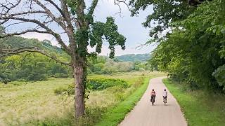 We Biked Through Wisconsin's Amish Country and stayed in Vintage Glampers with BABY GOATS!