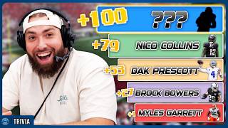 Who is the 100th best NFL player in 2026 NFL Pinpoint Challenge