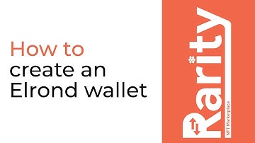 Rarity.market - How to create an Elrond Wallet