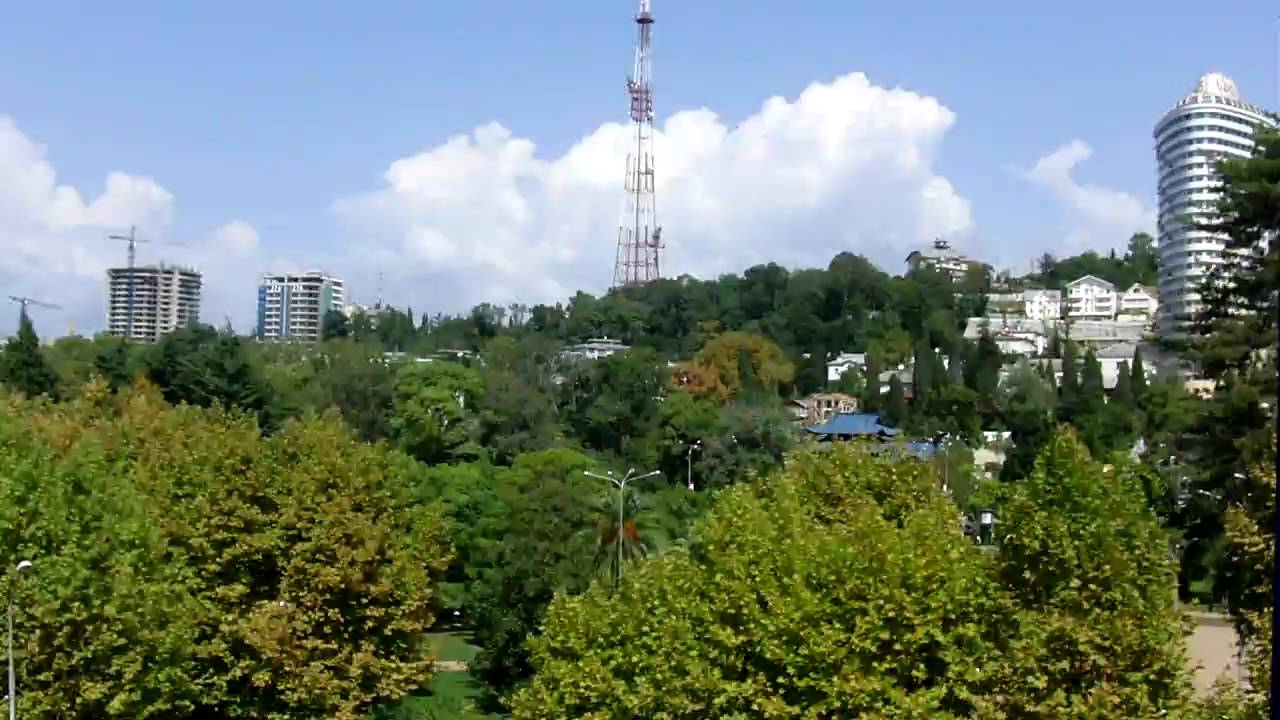 Парк Отель Сочи вид из номера - YouTube
