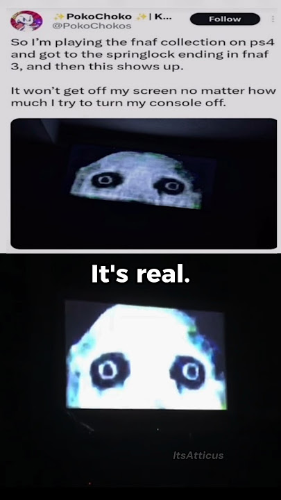 FNAF 3 PS4 Glitch Is Real #fnaf #fnafvhs #fnafransomware