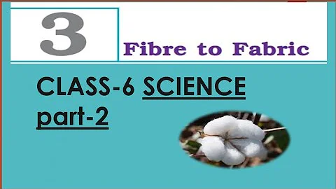 Class-6 science chapter-3 Fibre To Fabric (N.C.E.R.T) part-2