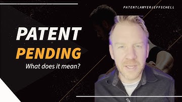 What does Patent Pending mean?
