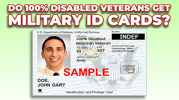 Do 100% Disabled Veterans Get Military ID Cards?