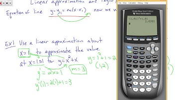 Linear Approximation and Taylor preview