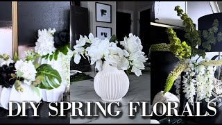 Easy DIY Flower Arrangement For Your Table! Can you BELIEVE these FLOWERS are FAKE!!👀
