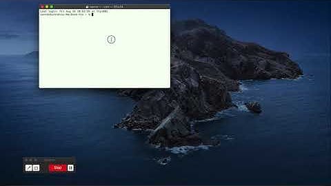 How to change Macbook Pro terminal background