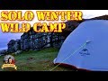 WET & WINDY SOLO DARTMOOR WILD CAMP & Winter Camping Tips Naturehike Cloud Up 2