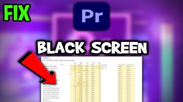 Adobe Premiere Pro – How to Fix Black Screen & Stuck on Loading Screen