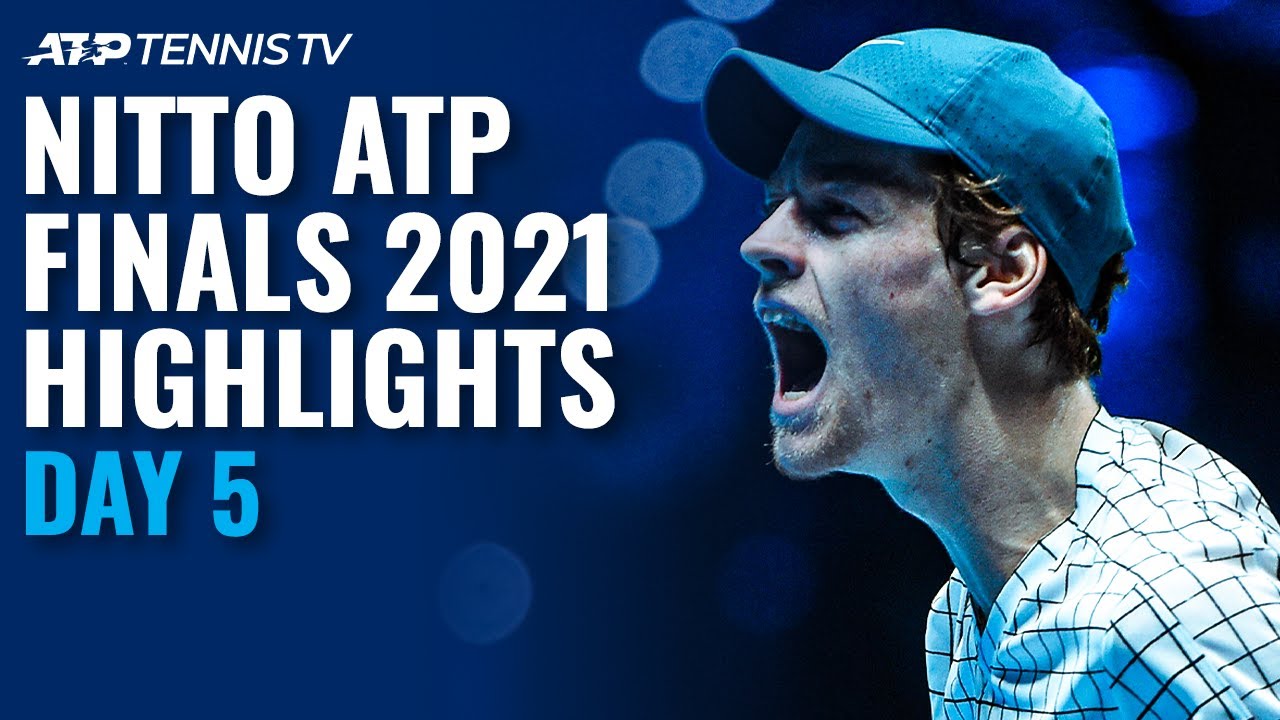Medvedev Battles Sinner; Zverev Faces Hurkacz Nitto ATP Finals 2021 Highlights Day 5