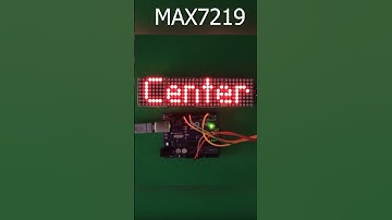 How to use LED Matrix with Arduino | LED matrix #arduino #electronic #shorts