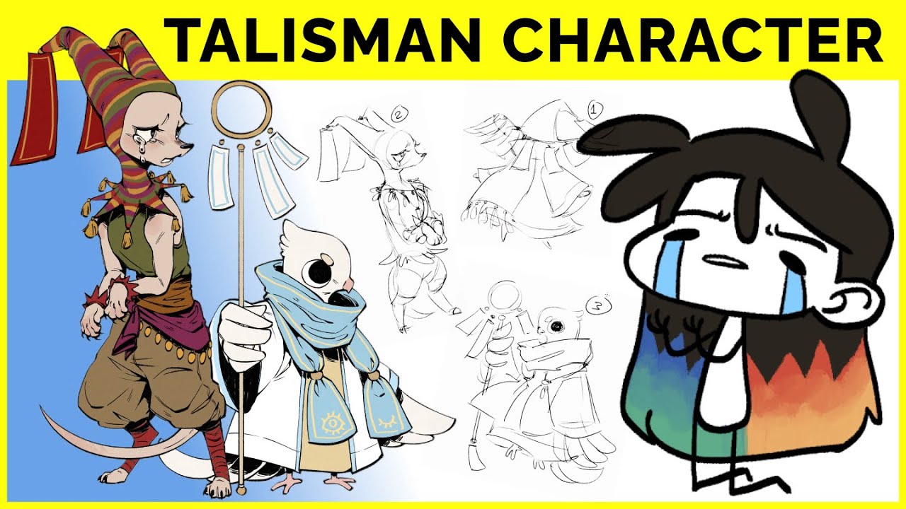 🔴 Drawing 30-Minute Character Design Practice: Doodle to Concept